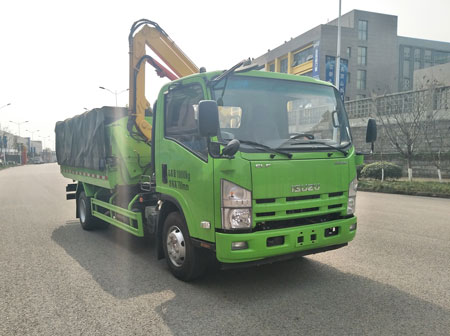 Qingling QL5100ZZZA8KAJ Hydraulic Lifter Garbage Truck